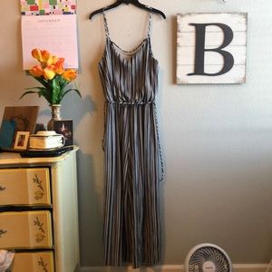 Striped jumpsuit